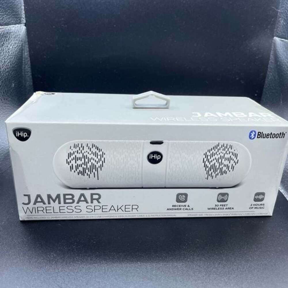 iHip Jambar Wireless Speaker - White